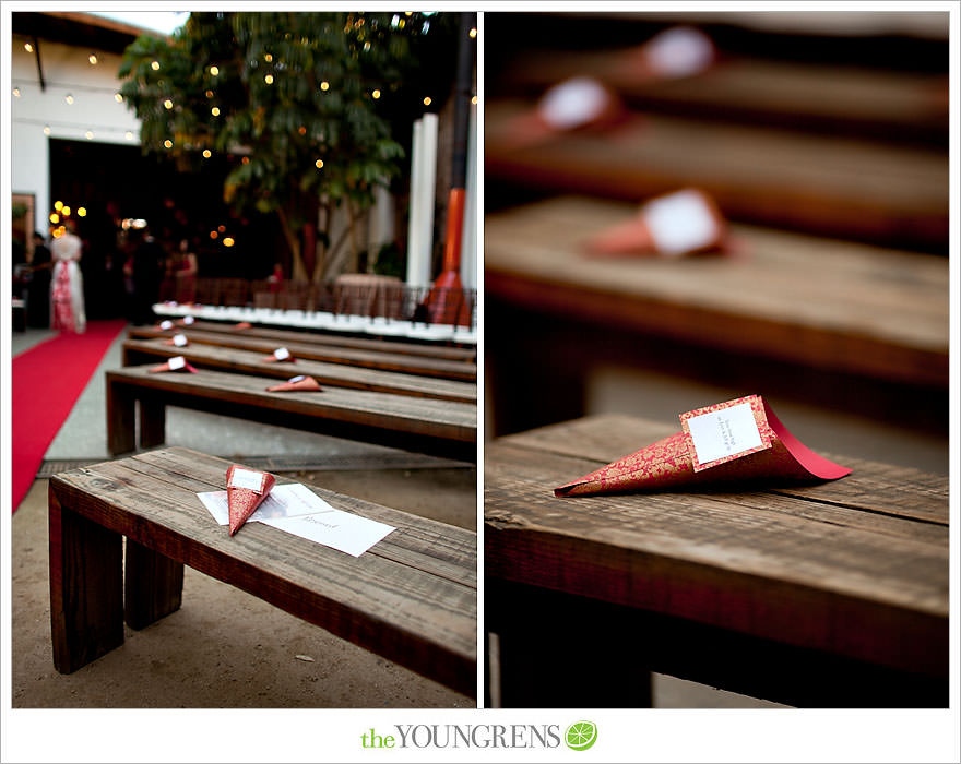 Marvimon House Ceremony with Benches