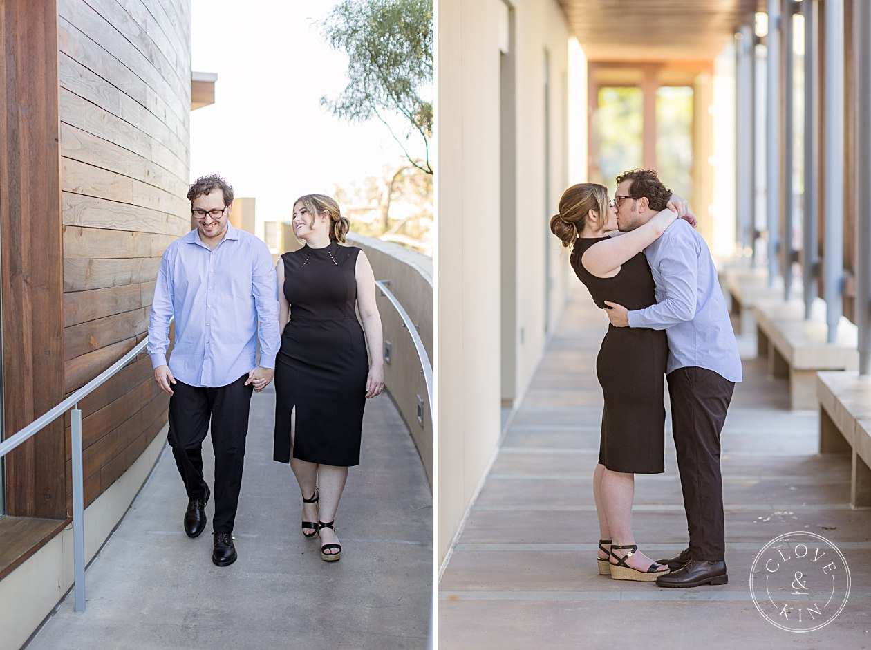 Scripps Seaside Forum Engagement, la jolla engagement, scripps pier, scripps pier portrait session, golden hour portraits, golden hour engagement session, natural light engagement photographers, beach engagement session