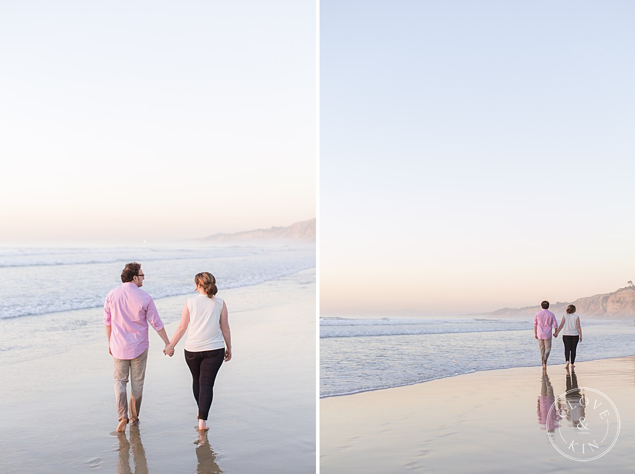 Scripps Seaside Forum Engagement, la jolla engagement, scripps pier, scripps pier portrait session, golden hour portraits, golden hour engagement session, natural light engagement photographers, beach engagement session