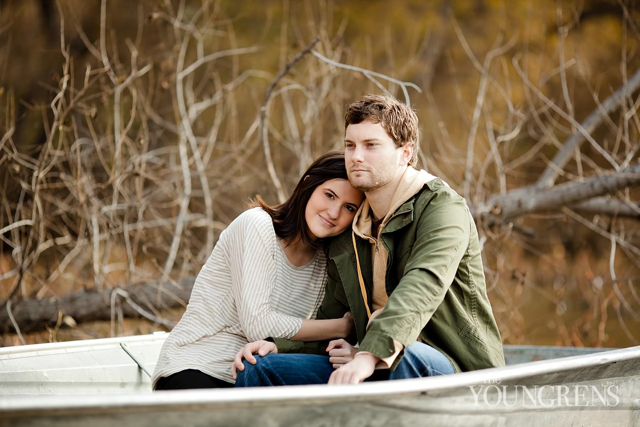 Jason and Elizabeth Engagement,Corona Lake engagement session, rowboat engagement, lake engagement, corona engagement session, fall engagement session