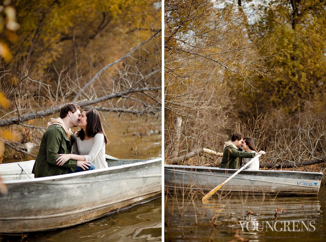 Jason and Elizabeth Engagement,Corona Lake engagement session, rowboat engagement, lake engagement, corona engagement session, fall engagement session