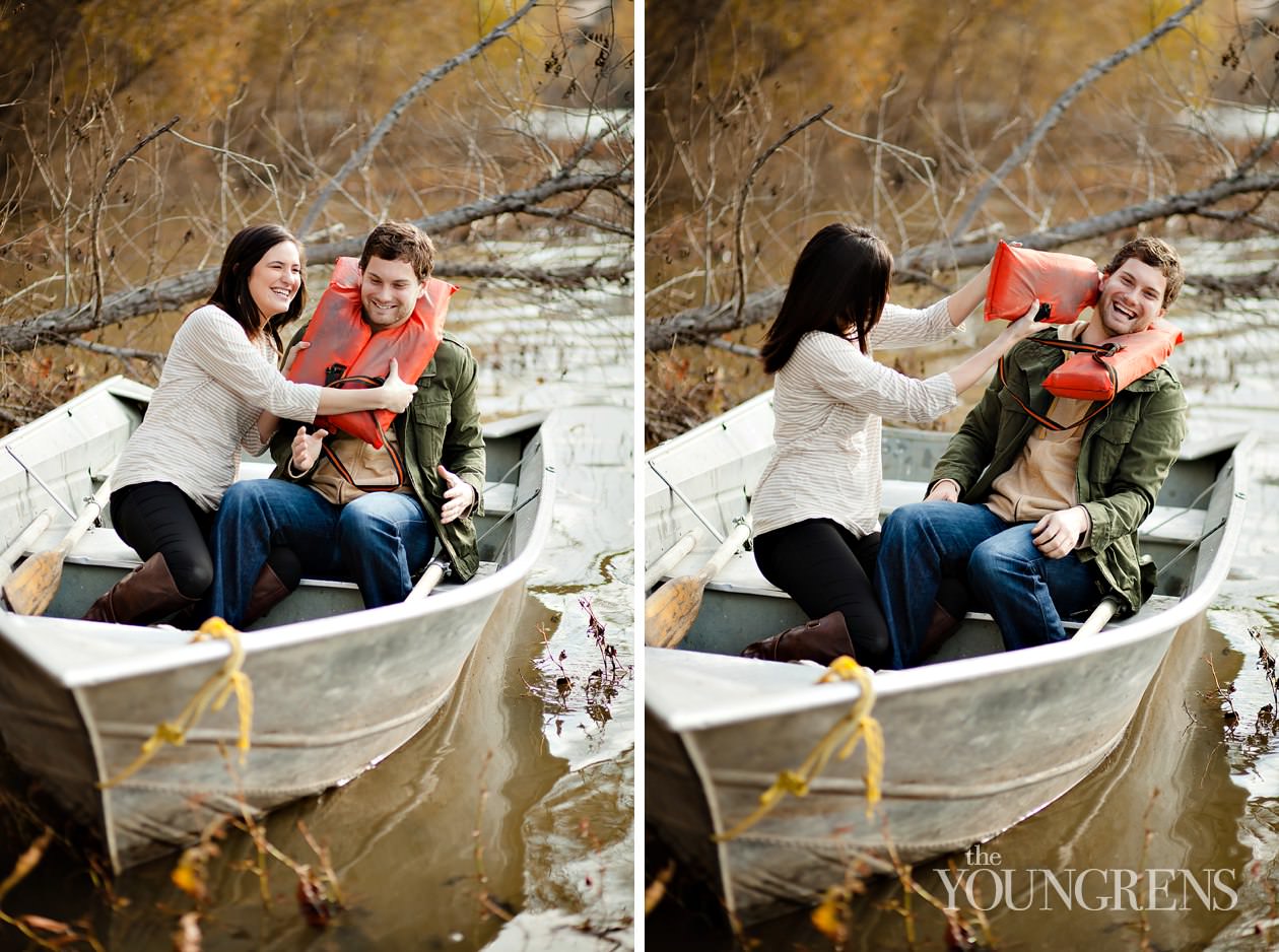 Jason and Elizabeth Engagement,Corona Lake engagement session, rowboat engagement, lake engagement, corona engagement session, fall engagement session