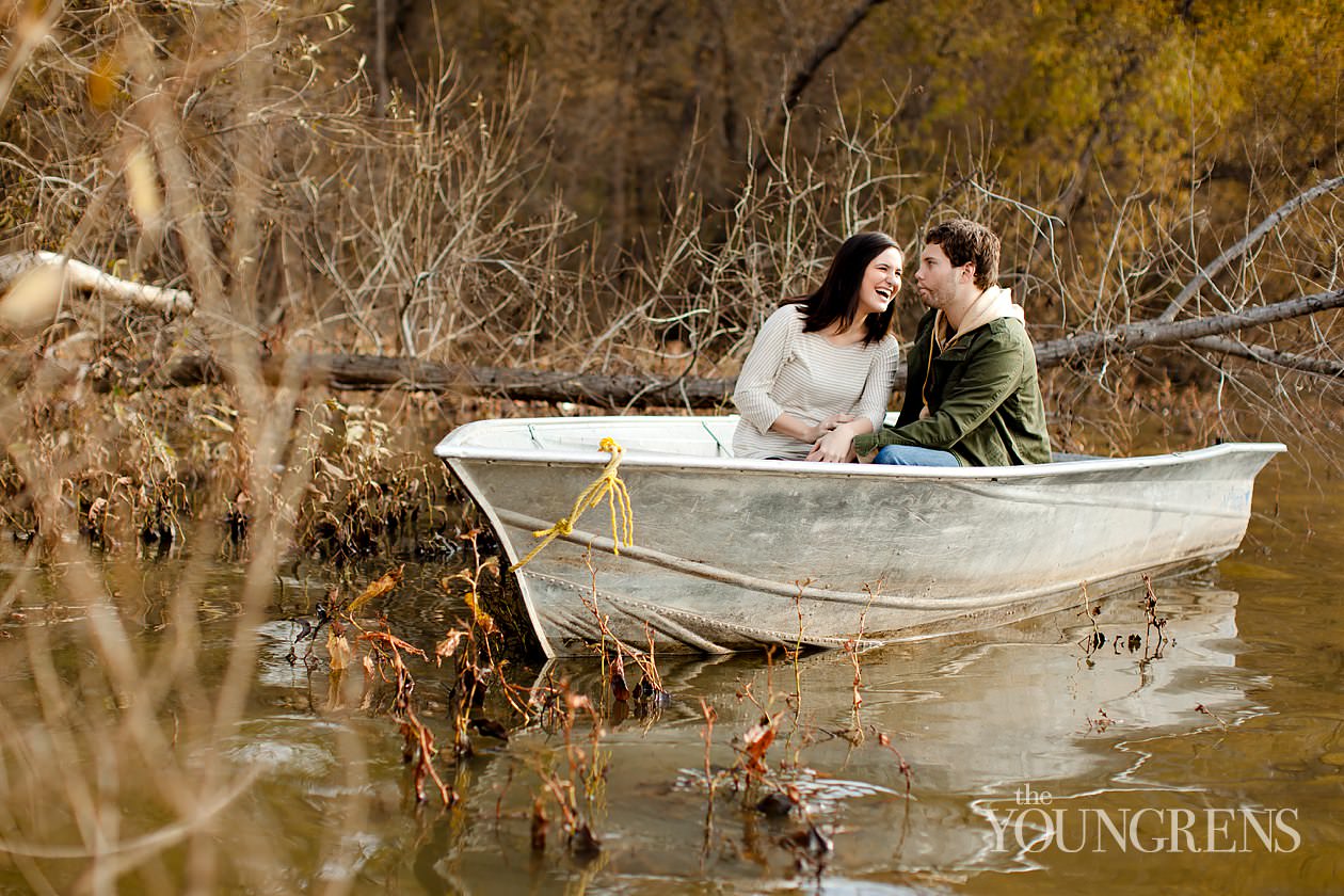 Jason and Elizabeth Engagement,Corona Lake engagement session, rowboat engagement, lake engagement, corona engagement session, fall engagement session