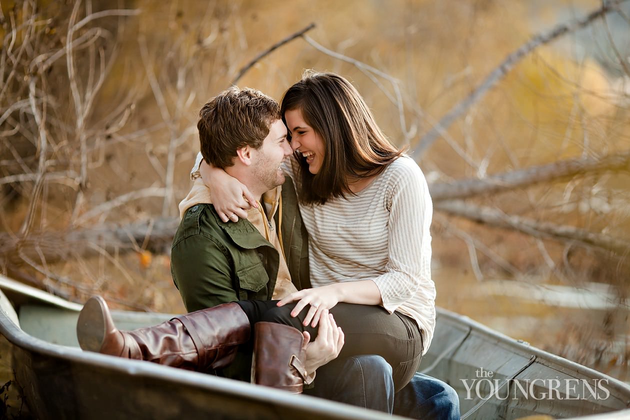 Jason and Elizabeth Engagement,Corona Lake engagement session, rowboat engagement, lake engagement, corona engagement session, fall engagement session