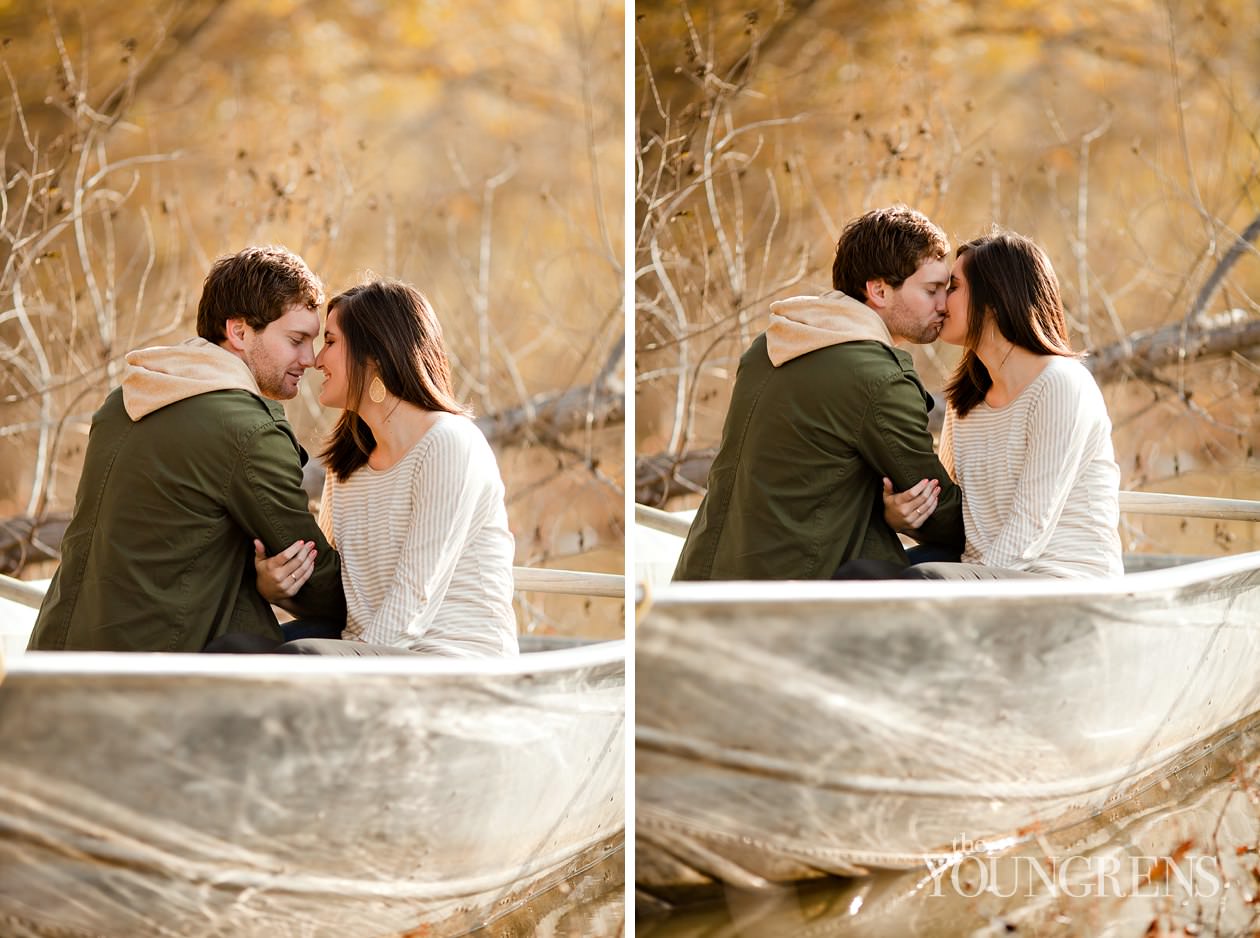 Jason and Elizabeth Engagement,Corona Lake engagement session, rowboat engagement, lake engagement, corona engagement session, fall engagement session