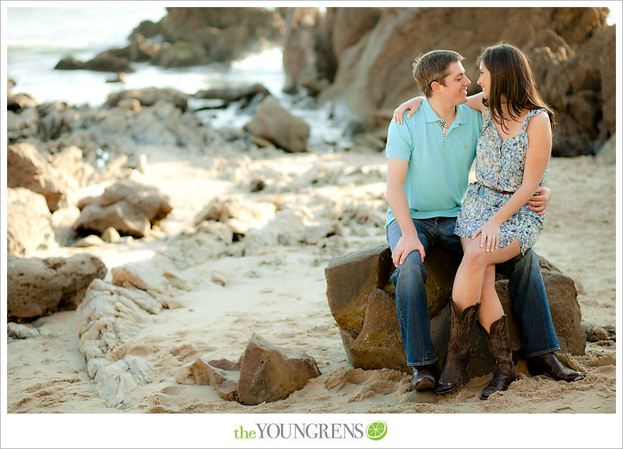 corona del mar engagement session, beach engagement session, beach portraits, beach photography, engagement photography