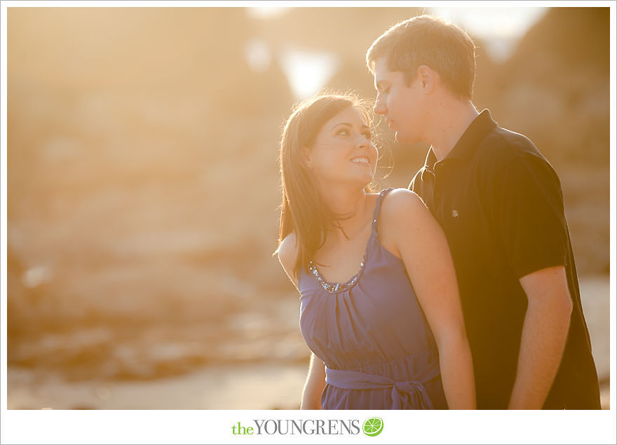 corona del mar engagement session, beach engagement session, beach portraits, beach photography, engagement photography