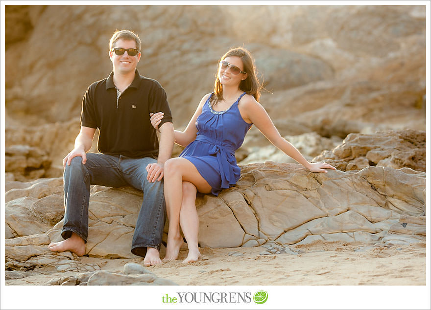 corona del mar engagement session, beach engagement session, beach portraits, beach photography, engagement photography