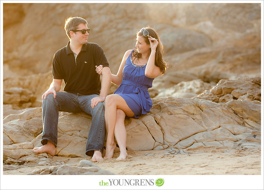 corona del mar engagement session, beach engagement session, beach portraits, beach photography, engagement photography