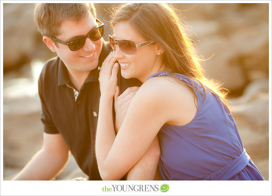 corona del mar engagement session, beach engagement session, beach portraits, beach photography, engagement photography