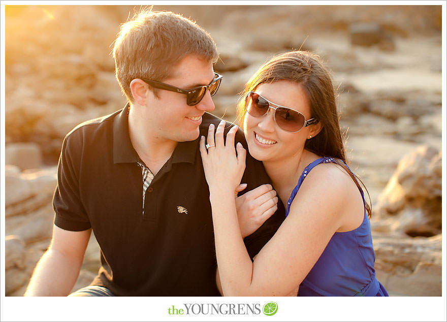 corona del mar engagement session, beach engagement session, beach portraits, beach photography, engagement photography