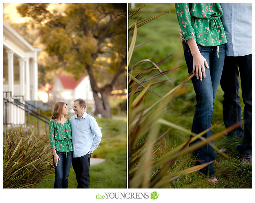 San Francisco engagement, Cavallo Point engagement, Golden Gate bridge engagement, engagement session in San Francisco, engagement with adirondack chairs, Sausalito engagement