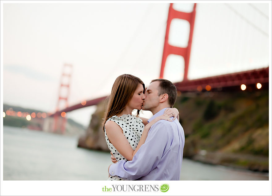 San Francisco engagement, Cavallo Point engagement, Golden Gate bridge engagement, engagement session in San Francisco, engagement with adirondack chairs, Sausalito engagement