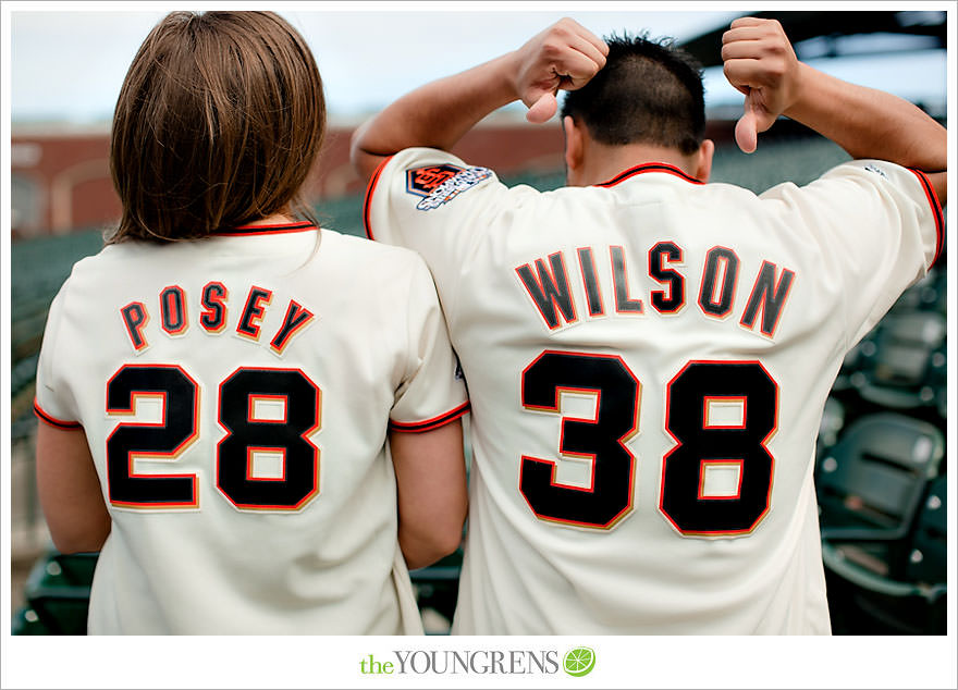 San Francisco Giants Engagement, Part Two Ralph and Julie