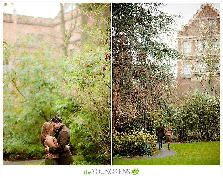 Seattle engagement session, University of Washington engagement, Washington engagement, Vans engagement, cherry blossoms engagement, cherry blossoms at University of Washington