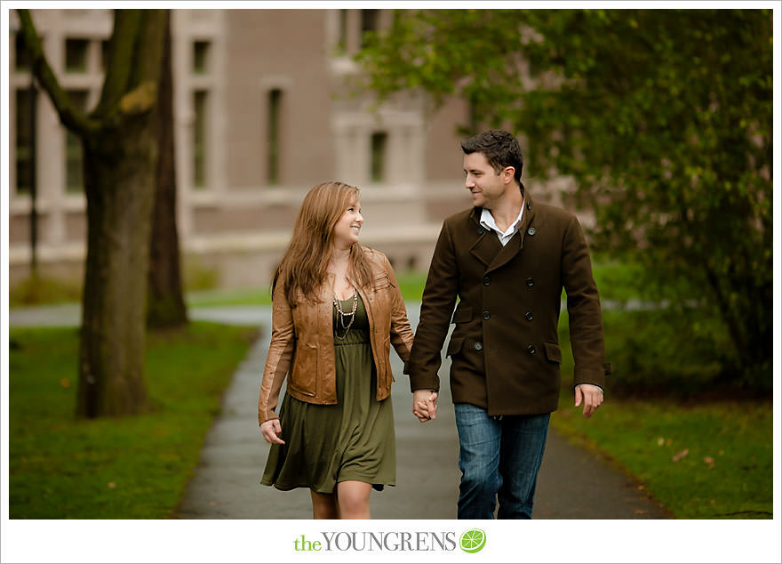 Seattle engagement session, University of Washington engagement, Washington engagement, Vans engagement, cherry blossoms engagement, cherry blossoms at University of Washington