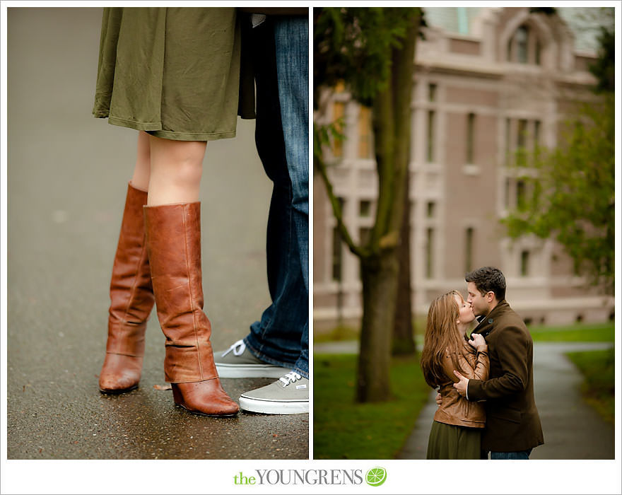 Seattle engagement session, University of Washington engagement, Washington engagement, Vans engagement, cherry blossoms engagement, cherry blossoms at University of Washington