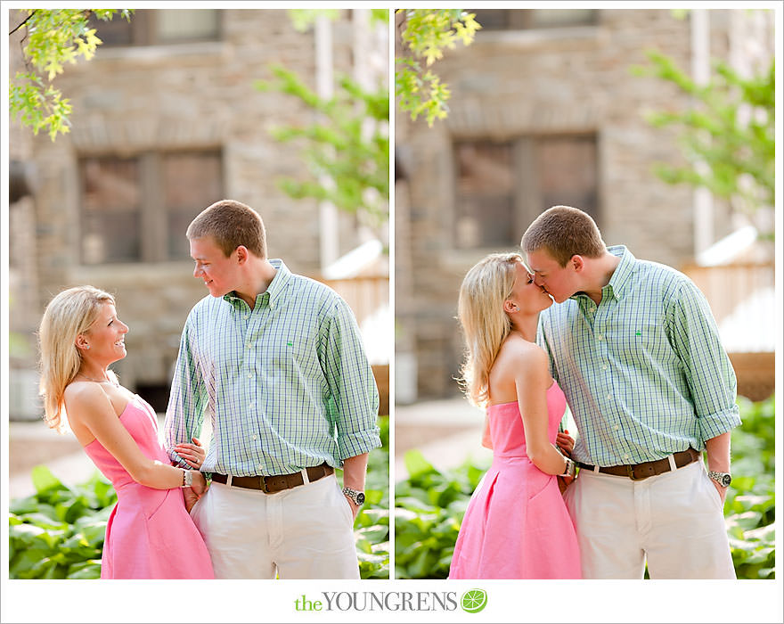 Villanova engagement session, philadelphia engagement session, university engagement session, engagement at Villanova University, college engagement, school-themed engagement, hot pink engagement, Sperry Top Sider engagement, engagement session with gold shoes, Up themed engagement