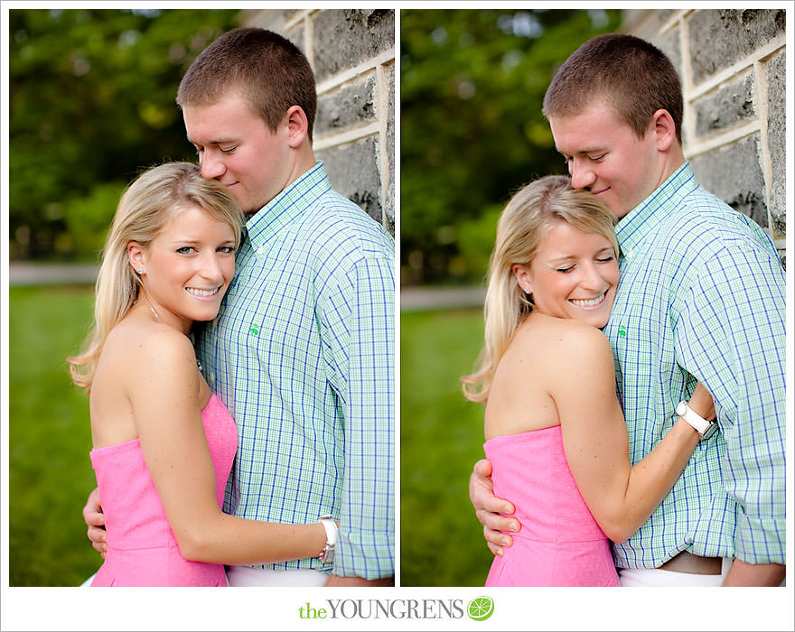 Villanova engagement session, philadelphia engagement session, university engagement session, engagement at Villanova University, college engagement, school-themed engagement, hot pink engagement, Sperry Top Sider engagement, engagement session with gold shoes, Up themed engagement