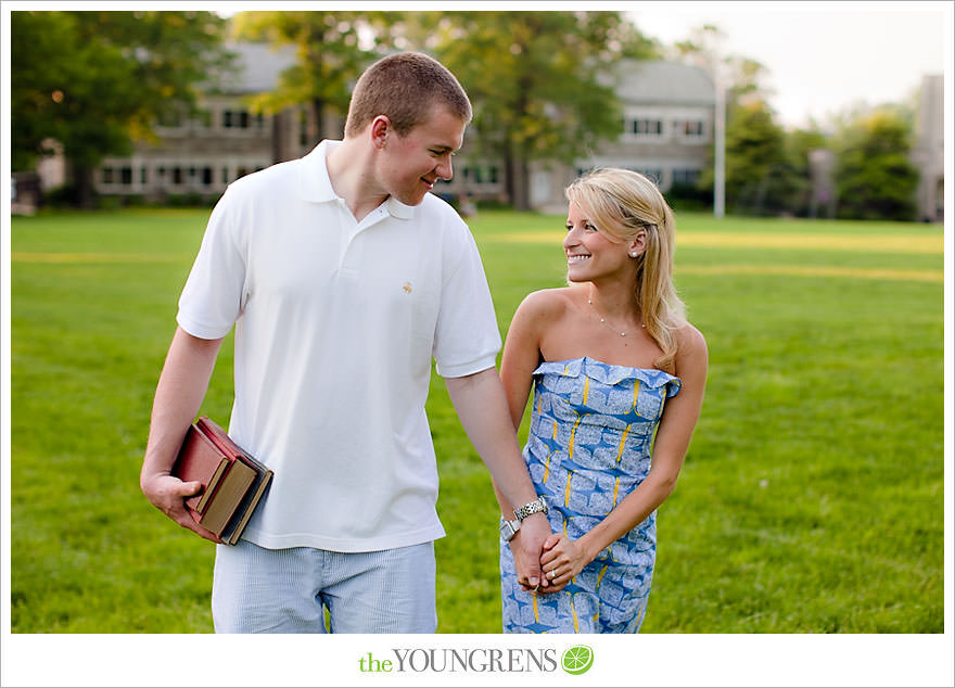 Villanova engagement session, philadelphia engagement session, university engagement session, engagement at Villanova University, college engagement, school-themed engagement, hot pink engagement, Sperry Top Sider engagement, engagement session with gold shoes, Up themed engagement