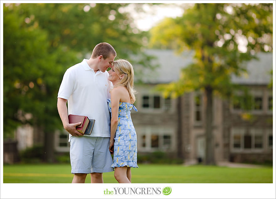 Villanova engagement session, philadelphia engagement session, university engagement session, engagement at Villanova University, college engagement, school-themed engagement, hot pink engagement, Sperry Top Sider engagement, engagement session with gold shoes, Up themed engagement