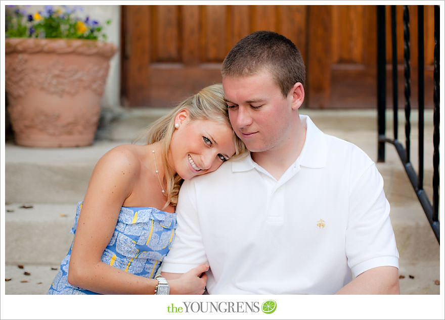 Villanova engagement session, philadelphia engagement session, university engagement session, engagement at Villanova University, college engagement, school-themed engagement, hot pink engagement, Sperry Top Sider engagement, engagement session with gold shoes, Up themed engagement