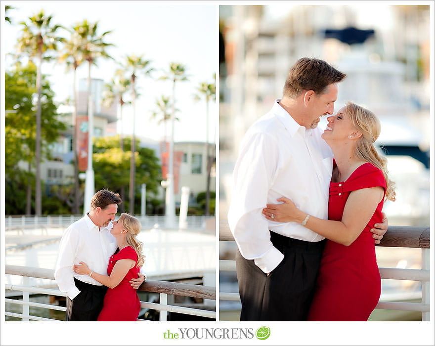 Long Beach engagement session, Grand Prix engagement, engagement with racecars, Long Beach Grand Prix, Shoreline Park engagement