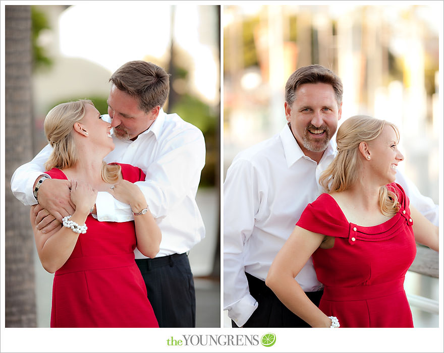 Long Beach engagement session, Grand Prix engagement, engagement with racecars, Long Beach Grand Prix, Shoreline Park engagement