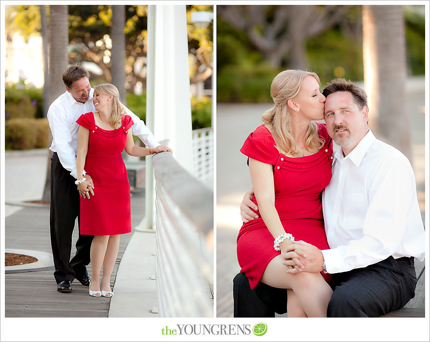 Long Beach engagement session, Grand Prix engagement, engagement with racecars, Long Beach Grand Prix, Shoreline Park engagement