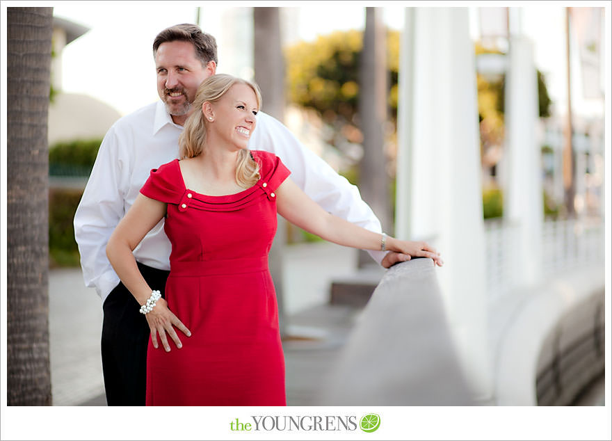 Long Beach engagement session, Grand Prix engagement, engagement with racecars, Long Beach Grand Prix, Shoreline Park engagement