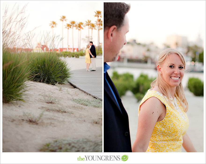 Long Beach engagement session, Grand Prix engagement, engagement with racecars, Long Beach Grand Prix, Shoreline Park engagement