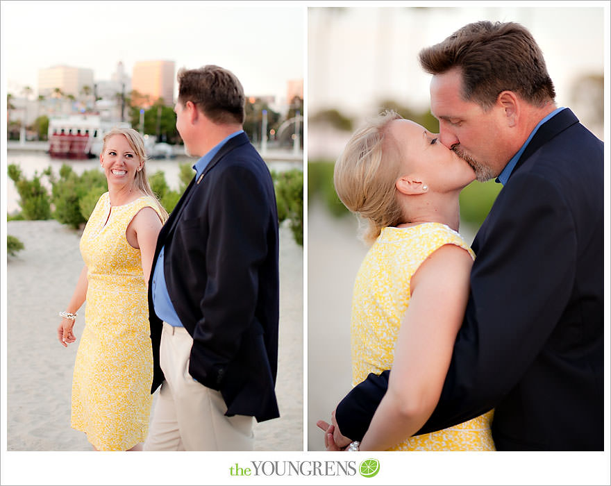 Long Beach engagement session, Grand Prix engagement, engagement with racecars, Long Beach Grand Prix, Shoreline Park engagement