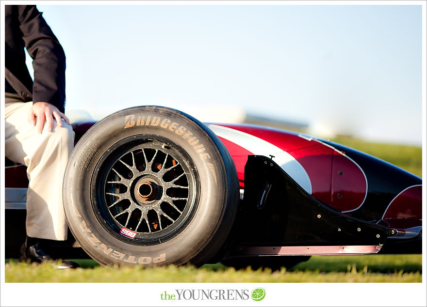 Long Beach engagement session, Grand Prix engagement, engagement with racecars, Long Beach Grand Prix, Shoreline Park engagement