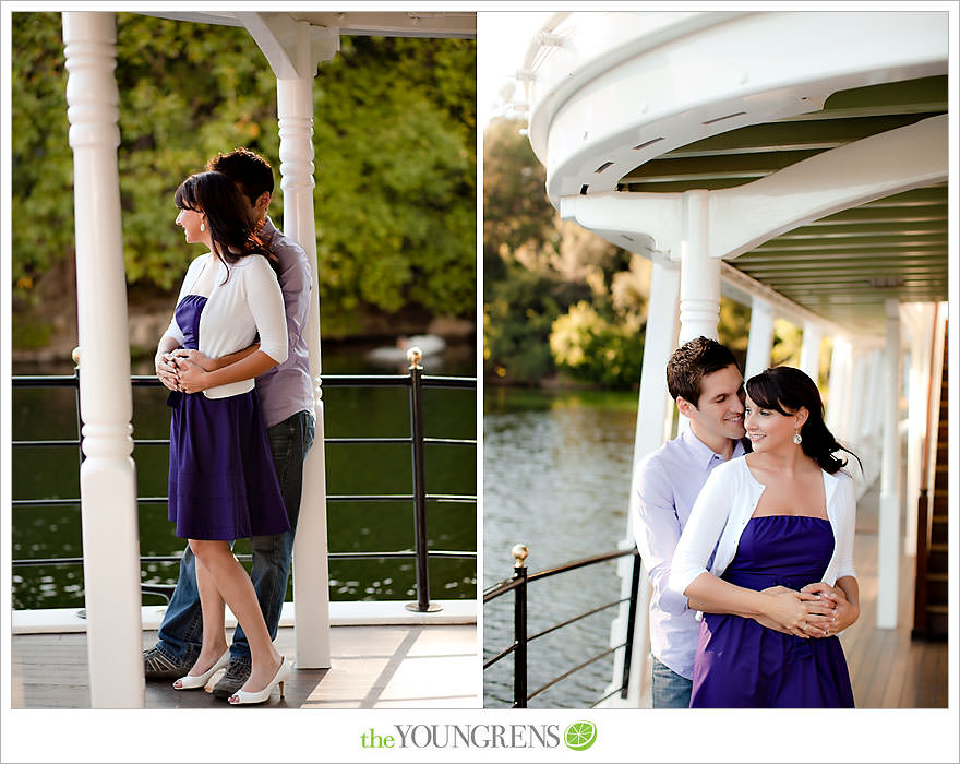 Disneyland engagement session, engagement at Disney, Disney themed engagement, theme park engagement session, engagement with Disney castle, cotton candy engagement