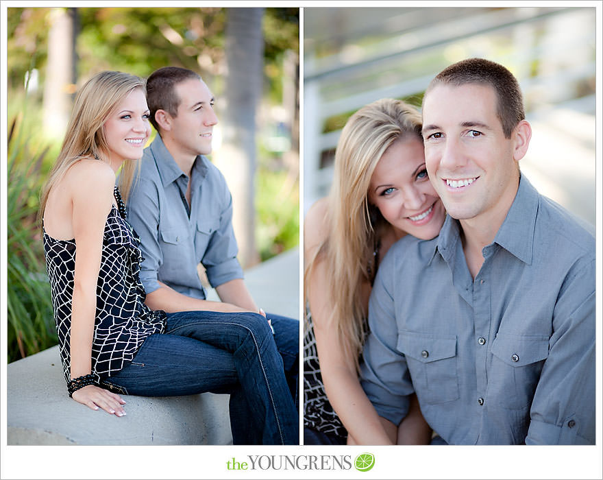 Long Beach engagement, Shoreline Park engagement session, engagement in downtown Long Beach, Long Beach wedding photography