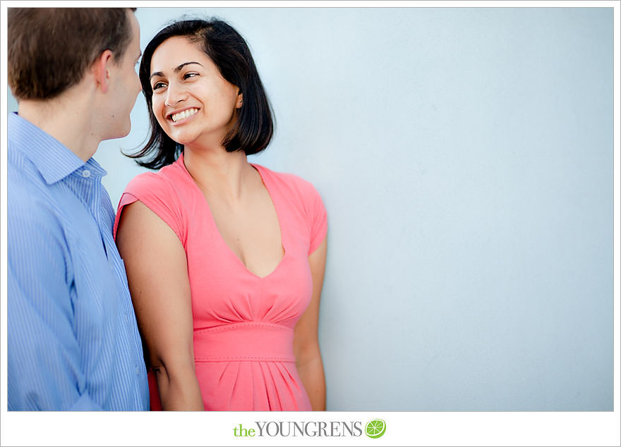 San Diego engagement session, beach engagement, engagement session on the beach, Mission Beach engagement, urban engagement, beach village engagement, engagement session in Mission Beach, enagement at South Mission Beach, jetty engagement, photos on the beach, photos on a jetty