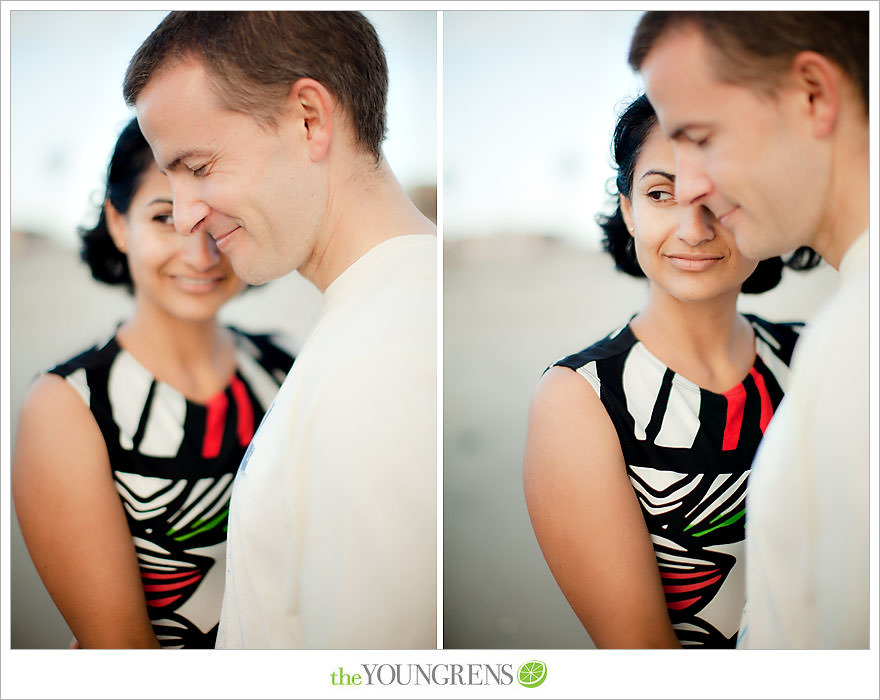 San Diego engagement session, beach engagement, engagement session on the beach, Mission Beach engagement, urban engagement, beach village engagement, engagement session in Mission Beach, enagement at South Mission Beach, jetty engagement, photos on the beach, photos on a jetty