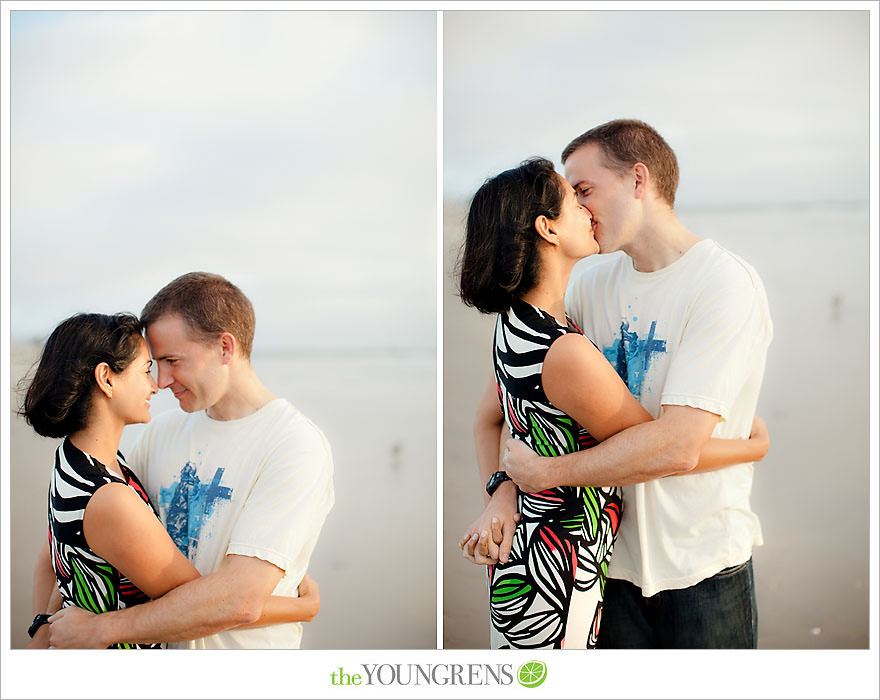 San Diego engagement session, beach engagement, engagement session on the beach, Mission Beach engagement, urban engagement, beach village engagement, engagement session in Mission Beach, enagement at South Mission Beach, jetty engagement, photos on the beach, photos on a jetty