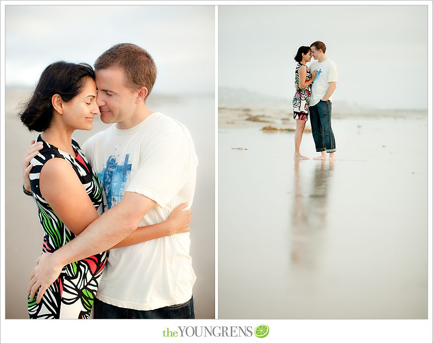 San Diego engagement session, beach engagement, engagement session on the beach, Mission Beach engagement, urban engagement, beach village engagement, engagement session in Mission Beach, enagement at South Mission Beach, jetty engagement, photos on the beach, photos on a jetty