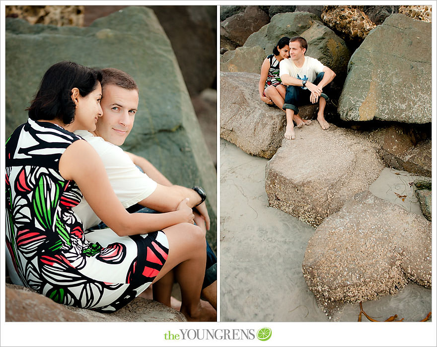 San Diego engagement session, beach engagement, engagement session on the beach, Mission Beach engagement, urban engagement, beach village engagement, engagement session in Mission Beach, enagement at South Mission Beach, jetty engagement, photos on the beach, photos on a jetty