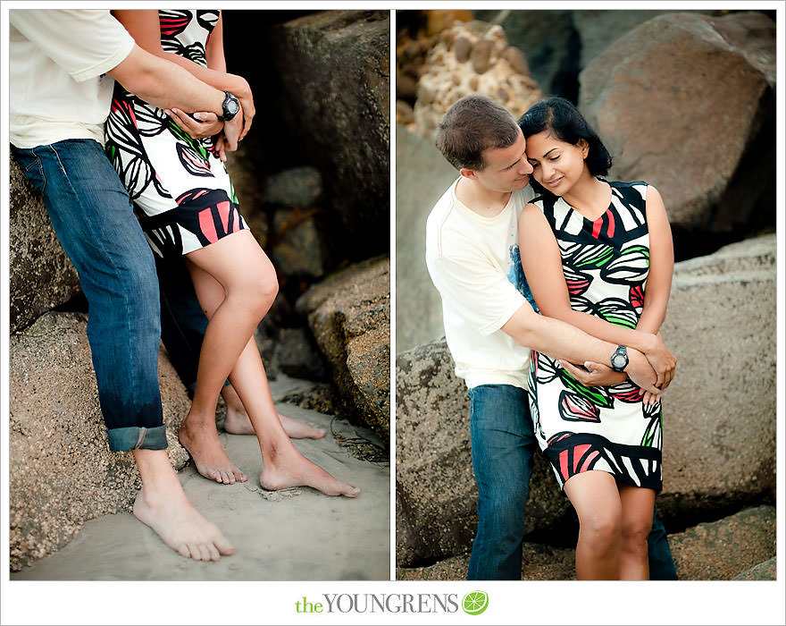 San Diego engagement session, beach engagement, engagement session on the beach, Mission Beach engagement, urban engagement, beach village engagement, engagement session in Mission Beach, enagement at South Mission Beach, jetty engagement, photos on the beach, photos on a jetty