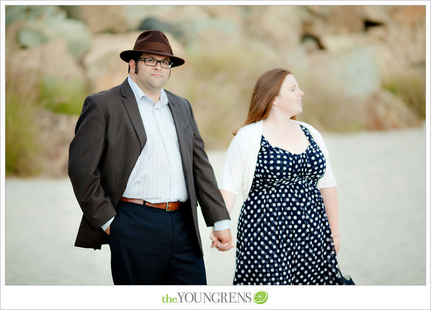 Coronado engagement session, beach engagement, San Diego engagement session, engagement with fodora, Coronado State Beach engagement session,