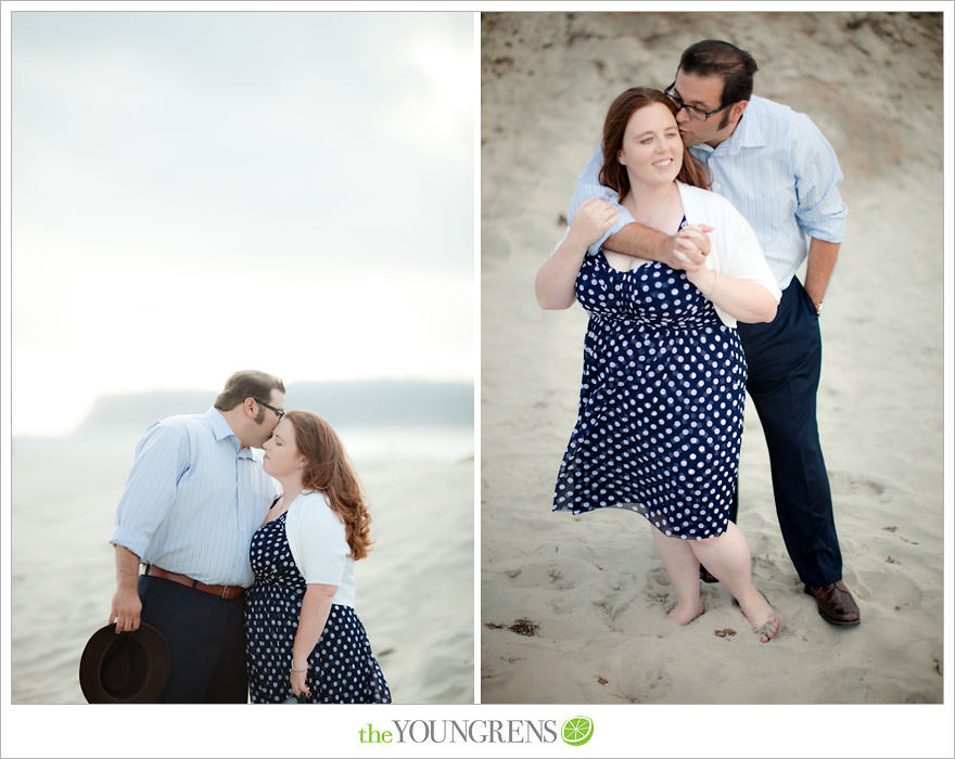 Coronado engagement session, beach engagement, San Diego engagement session, engagement with fodora, Coronado State Beach engagement session,