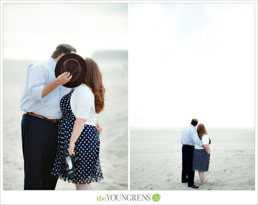 Coronado engagement session, beach engagement, San Diego engagement session, engagement with fodora, Coronado State Beach engagement session,