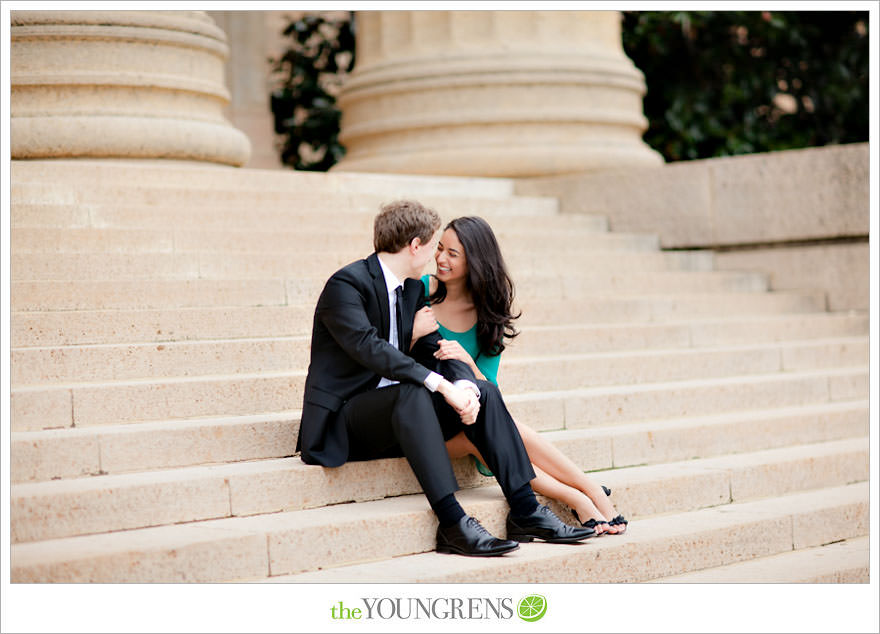 Philadelphia engagement session, Philadelphia Museum of Art engagement, formal engagement session, fall engagement session