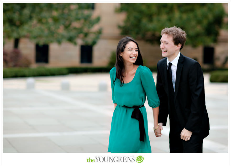 Philadelphia engagement session, Philadelphia Museum of Art engagement, formal engagement session, fall engagement session