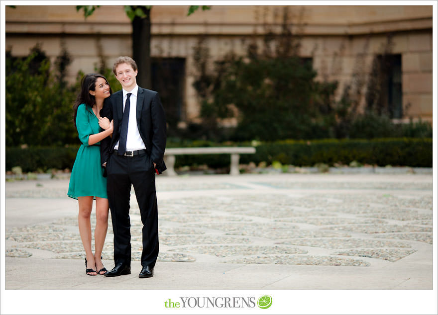 Philadelphia engagement session, Philadelphia Museum of Art engagement, formal engagement session, fall engagement session