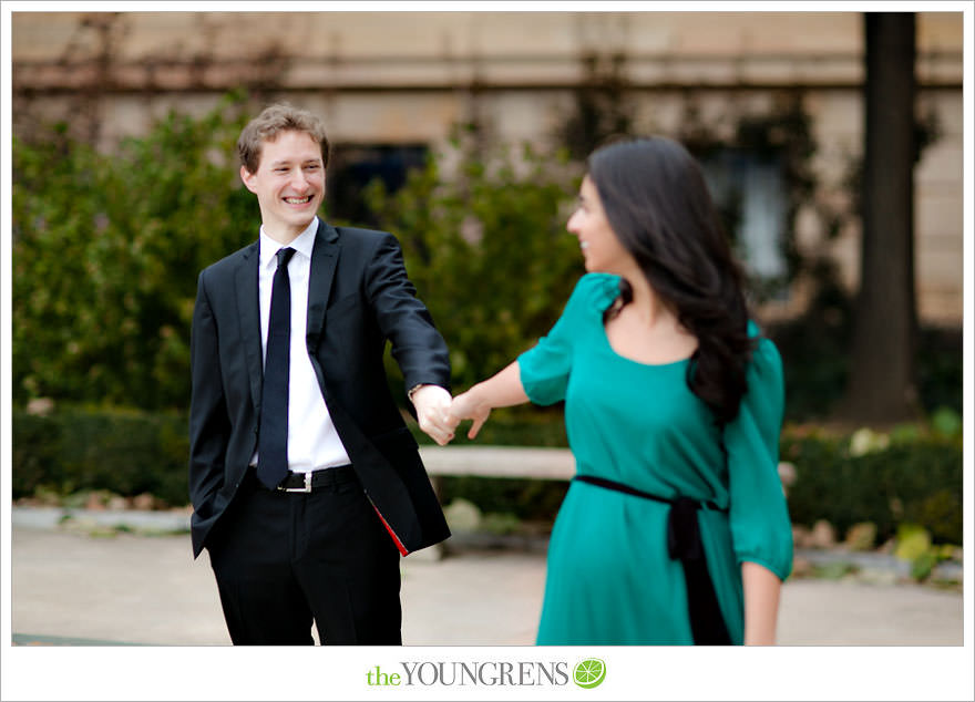 Philadelphia engagement session, Philadelphia Museum of Art engagement, formal engagement session, fall engagement session