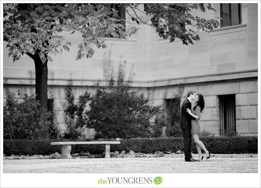 Philadelphia engagement session, Philadelphia Museum of Art engagement, formal engagement session, fall engagement session