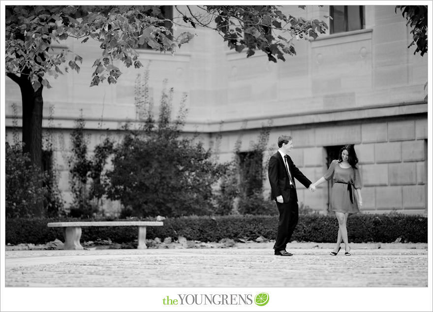 Philadelphia engagement session, Philadelphia Museum of Art engagement, formal engagement session, fall engagement session